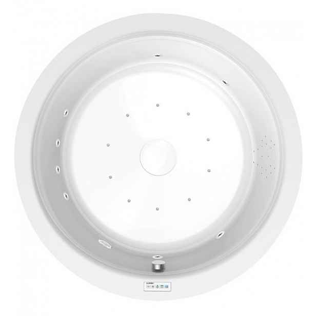 Masážní vana Polysan Oblo 165x165 cm Highline Hydro-Air akrylát levá i pravá 72840.6010