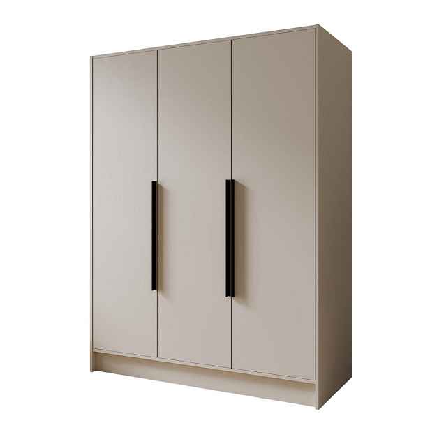 MASSENO ŠATNÍ SKŘÍŇ S OTOČNÝMI DVEŘMI BERON, 150/200/51 cm moderní 3dveřová, kašmírová