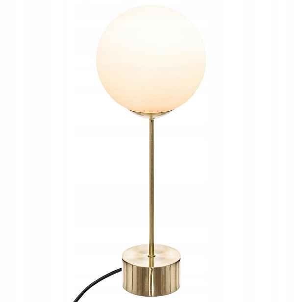 Stolní lampa Boule, skleněná koule, 43 cm