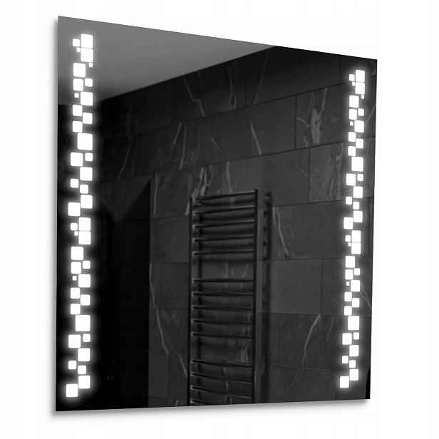 Zrcadlo Led podsvícené na zeď 50x50 cm Detroit