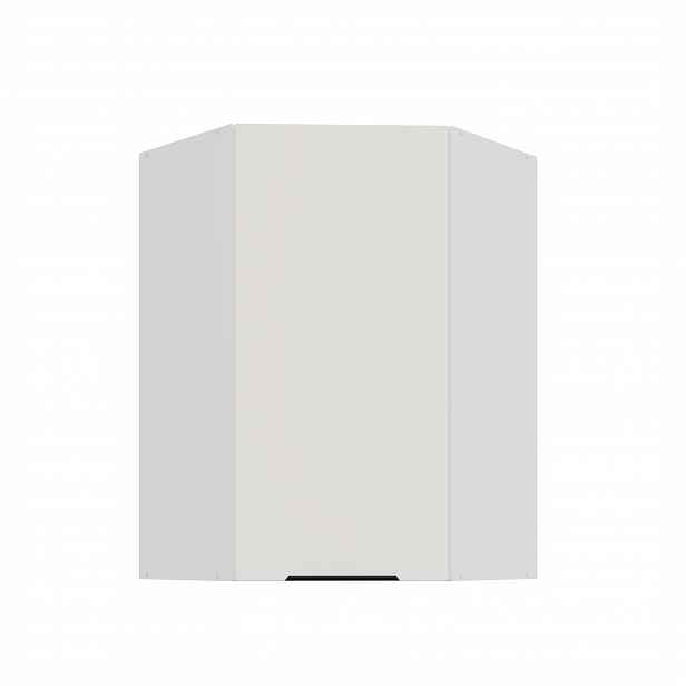 Horní rohová skříňka Aria 60x60 GN-90 1F (45°) Barva korpusu: Bílá, Barva dvířek: WH - Crystal white AFM