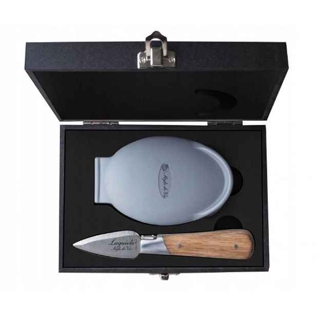 Laguiole Style de Vie nůž na ústřice 5,5 cm dub krabička 708-003