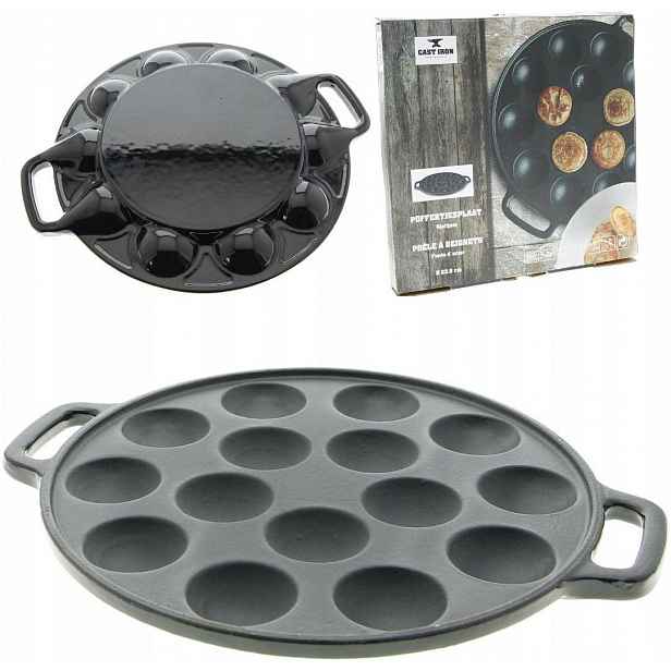 Pánev Na Palačinky Mini 15 Pancakes Litinová