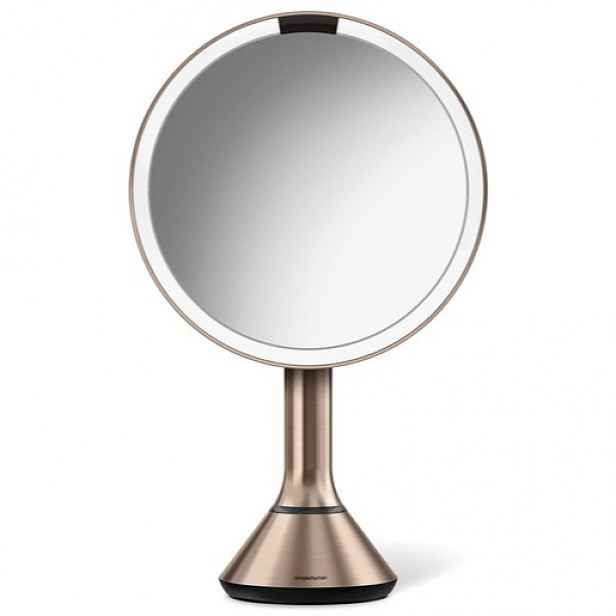 Simplehuman Dual Touch kosmetické zrcátko rose gold nerez ocel SHST3053