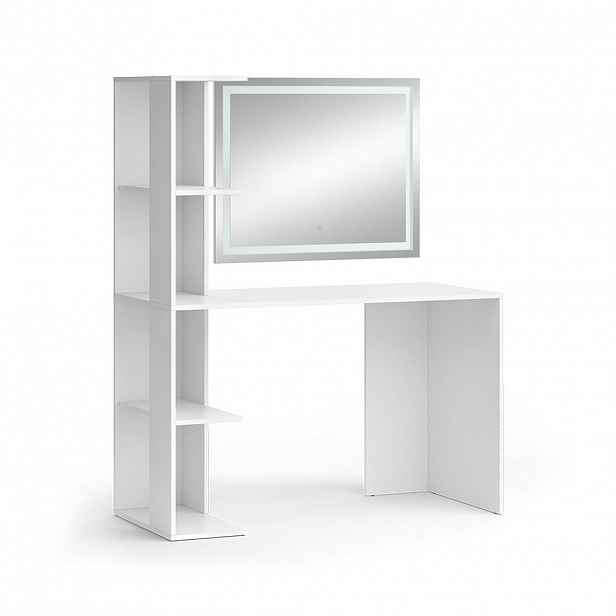 Vicco TOALETNÍ STOLEK Tower Bílá 122.2 cm se zrcadlem LED