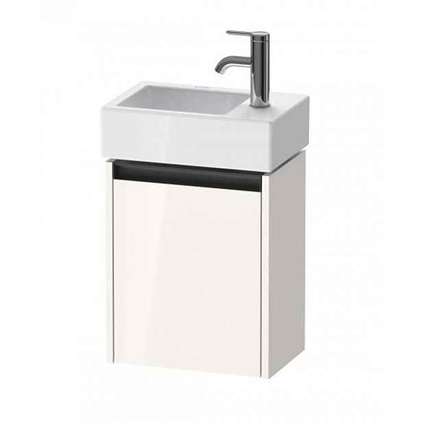 Duravit Ketho.2 - Umyvadlová skříňka 44x36x24 cm, 1 dvířka, panty vlevo, lesklá bílá K25071L22220000