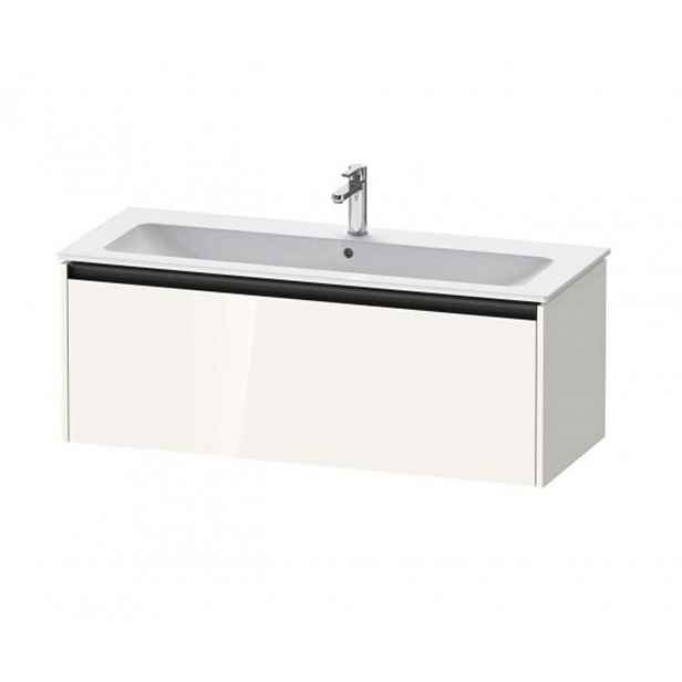 Duravit Ketho.2 - Umyvadlová skříňka 44x121x48 cm, 1 zásuvka, lesklá bílá K25065022220000