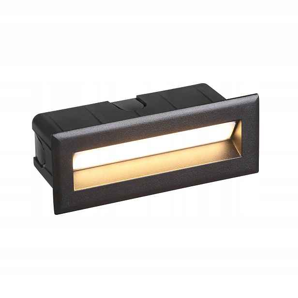Italux Erba venkovní zapuštěná Led lampa 5W 4000K IP65 černá