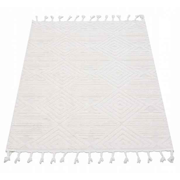 Koberec Shaggy Boho S Třásněmi Do Obývacího Pokoje Ložnice Skandinávský 60X100 3D