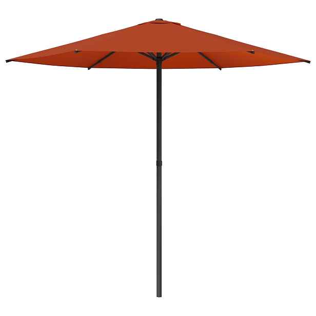 vidaXL Zahradní slunečník Obdélníkový 2,3 x 2,3 m Polyester Cihlová