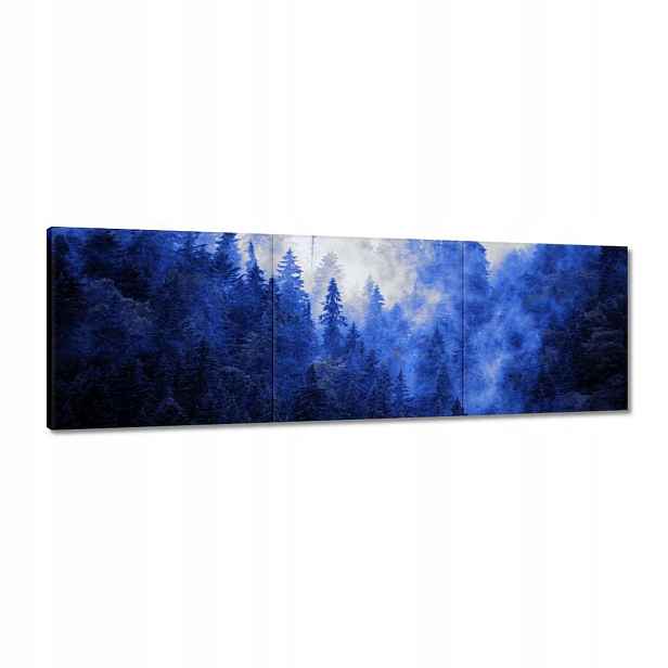 Obrazy 120x40 Modrá krajina Hory