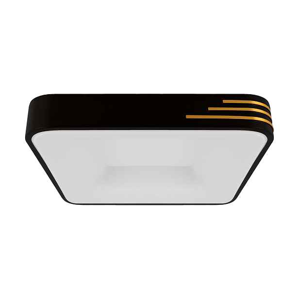 Stropní Svítidlo Librus černo-zlatý 42 cm 24 W do obývacího pokoje/ložnice Struhm