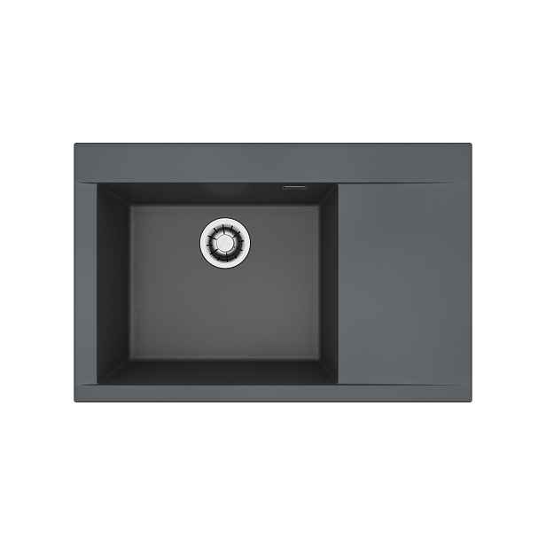 Alveus PURE-G 70 L černý A91 + QC sifon_algranit