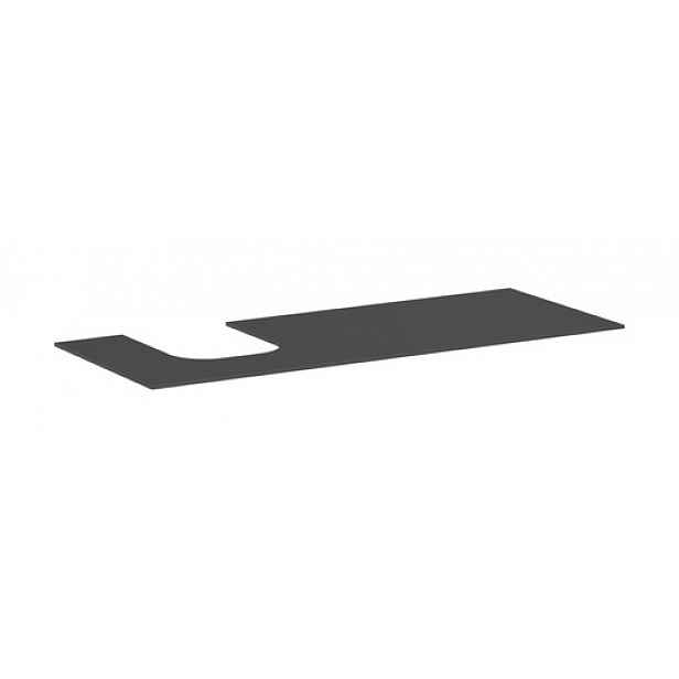 Deska pod umyvadlo Hansgrohe Xevolos E 137x1x55 cm matná břidlicově šedá mat 54205760