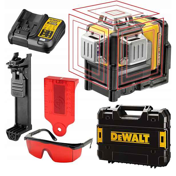DeWALT Křížový laser DCE089D1R 10,8V 360 červený