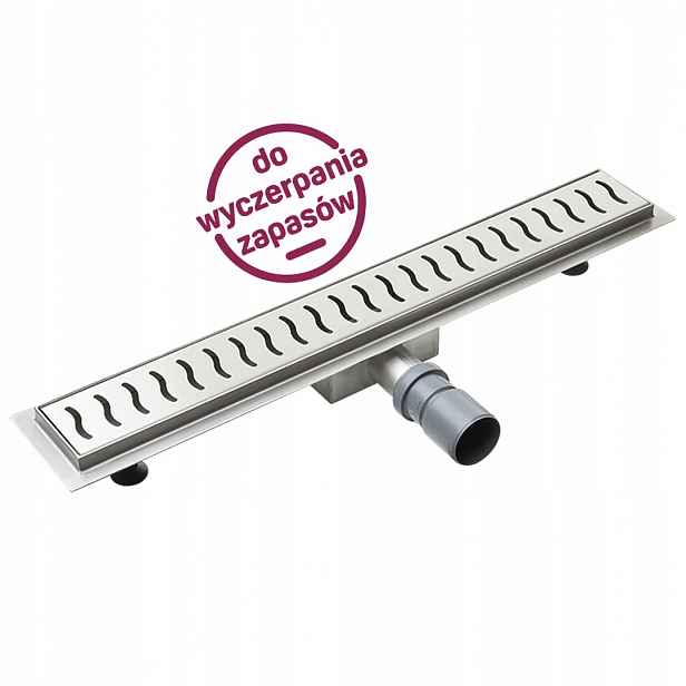 Lineární Odtok Ronda 90 cm Inox – Vysoká průtoková kapacita 50 l/min