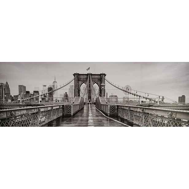 Obraz na plátně Brooklyn Bridge, 150x50 cm