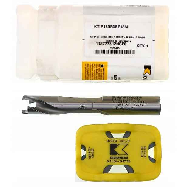 Vrták Ktip 180R3BF18M 3D 18 18,99 Kennametal