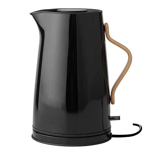 Černá rychlovarná konvice z nerezové oceli 1,2 l Emma – Stelton