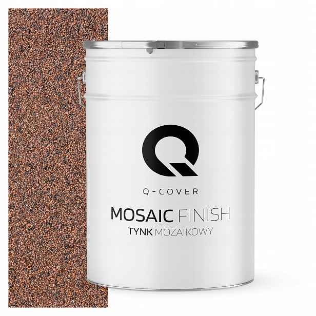 Dekorativní Mozaiková Omítka Trvanlivá 25 Kg Odolná, Hnědá Tmavá M73