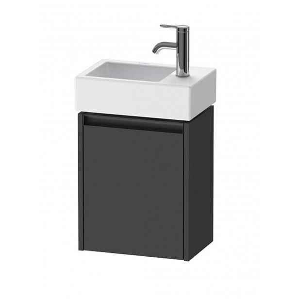 Duravit Ketho.2 - Umyvadlová skříňka 44x36x24 cm, 1 dvířka, panty vpravo, grafit mat K25071R49490000