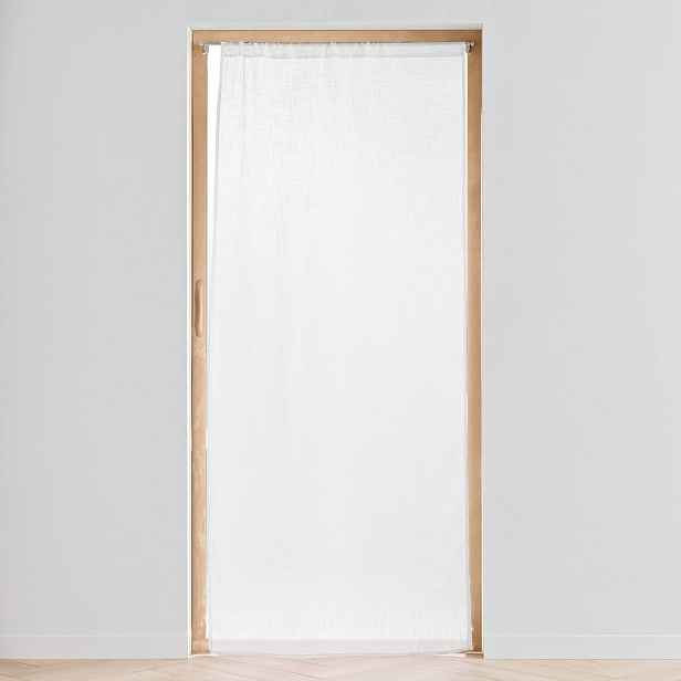 Bílý závěs do dveří 90x200 cm Haltona – douceur d'intérieur