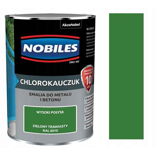 Nobiles Chlorkaučuk Smalt 5 L Zelený Travnatý