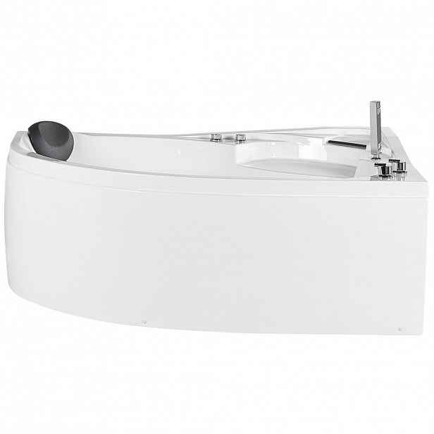 Beliani VÍŘIVÁ VANA s LED 100x150x80 cm bílá Neiva