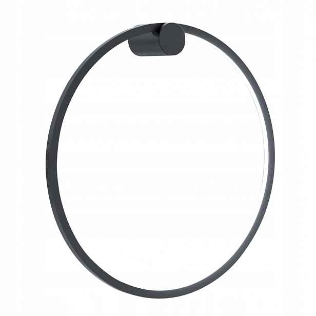Nástěnné svítidlo Saturno Černé Led 25W 50x50 cm Moderní do obývacího pokoje