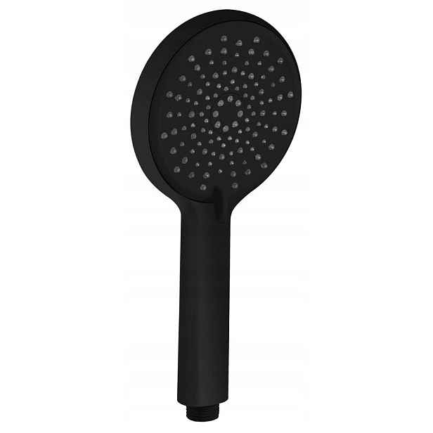 Sprchová rukojeť s masáží, 4 režimy sprchování, průměr 120 mm, ABS/černá