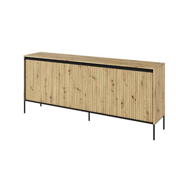 Dig-net nábytek Komoda SWING TR-04 s LED osvětlením | dub artisan