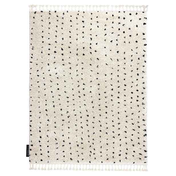 Kusový koberec Berber Syla B752 dots cream, 200x290, bílá, kancelář, Dywany Łuszczów