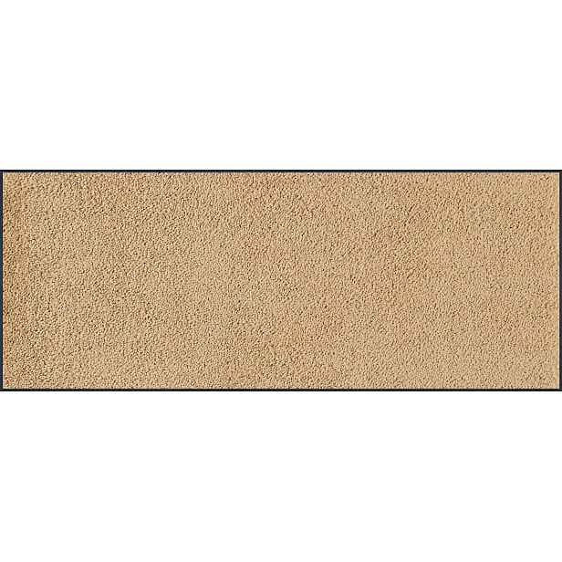 Světlý protiskluzový koberec 75x190 cm Sahara