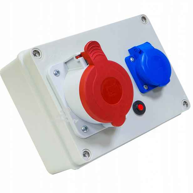 Nástěnný rozvaděč R-box 190 1x32A/5P 1x250V