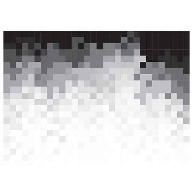 Vliesová fototapeta Šedé pixely gradient abstrakce pozadí 350x250 lepidlo