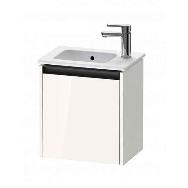 Duravit Ketho.2 - Umyvadlová skříňka 44x41x29 cm, 1 dvířka, panty vlevo, lesklá bílá K25060L22220000