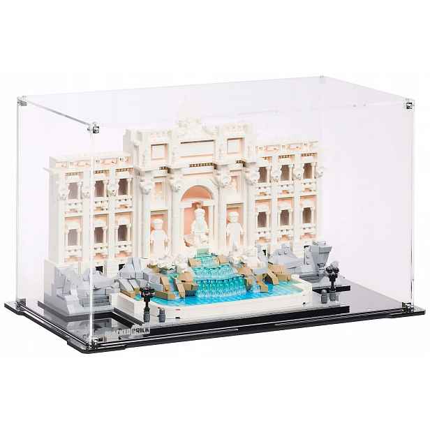 Vitrína Blacked Brick pro Lego 21062 Architecture Fontána di Trevi