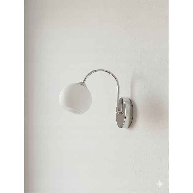 Euro-Lamp Nástěnná lampa Alva Chrom Stínidlo Bílá 1X60W Výrobce