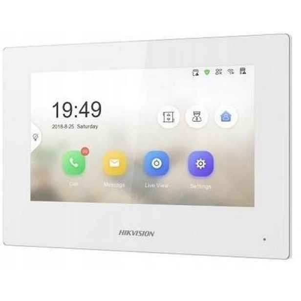 Monitor videotelefonu Hikvision DS-KH6320Y-WTE2 v bílé barvě