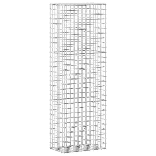 vidaXL Gabion s drátem 3,5 mm a síťkou 5x5 cm 50x30x150 cm