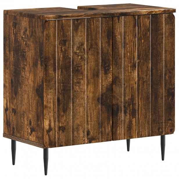 vidaXL Skříňka pod umyvadlo ZWOLLE Kouřový dub 59,5 x 31,5 x 59 cm