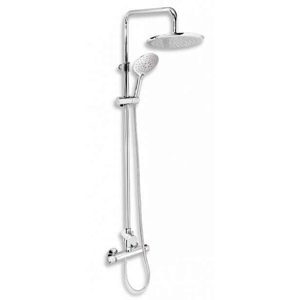 Sprchový systém Novaservis Aquamat s termostatickou baterií chrom SADA2661