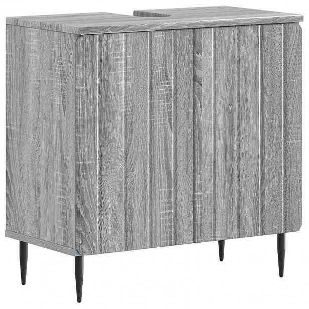 vidaXL Skříňka pod umyvadlo ZWOLLE Šedý Sonoma 59,5 x 31,5 x 59 cm
