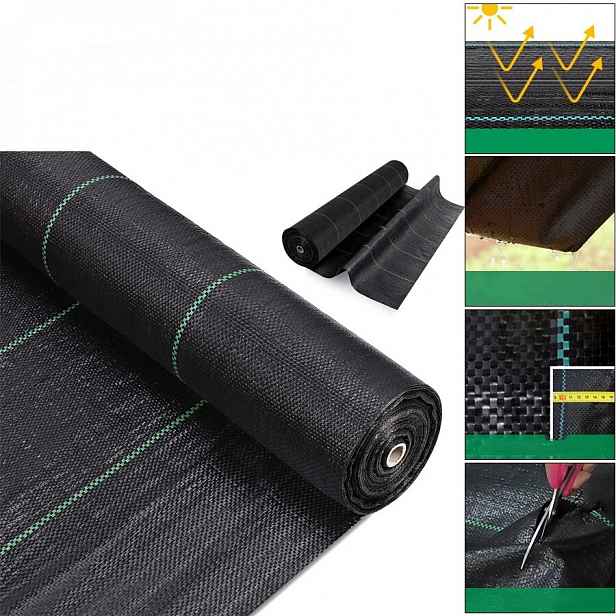Agrotkanina Agrotextilie Proti Plevelu Černá Uv 2X25 m 90 g/m²