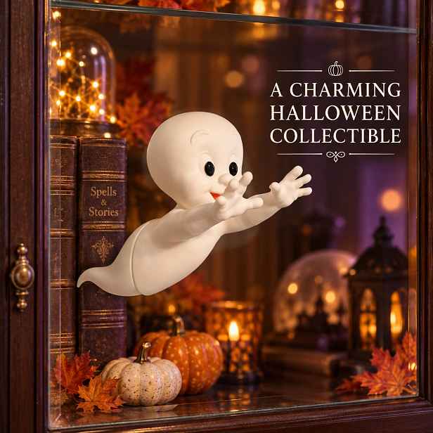 TEMU Dekorace procházející okny, okenní ornament, 3D halloweenská dekorace létající sklem, bílá postava. Vhodné pro vchodové dveře, okna, skleněné