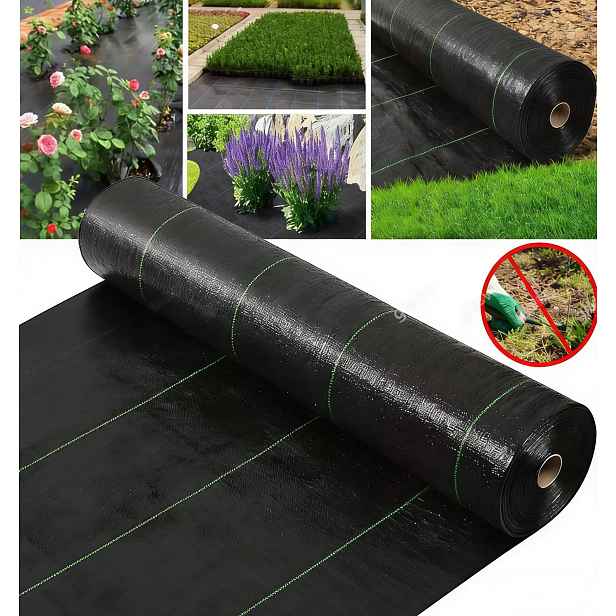 Agrotkanina Agrotextilie Proti Plevelu Černá Uv 2X25 m 90 g/m²