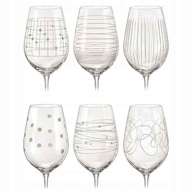 Crystalex Sklenice na víno Viola Elements 450 ml 6 ks