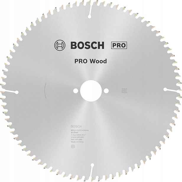 Pilový kotouč Optiline Wood 250x3,2/2,2x30 mm 80Z Hm BoscVE Bosch