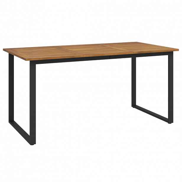 vidaXL Zahradní stůl s nohami ve tvaru U 160x80x75 cm masivní akácie