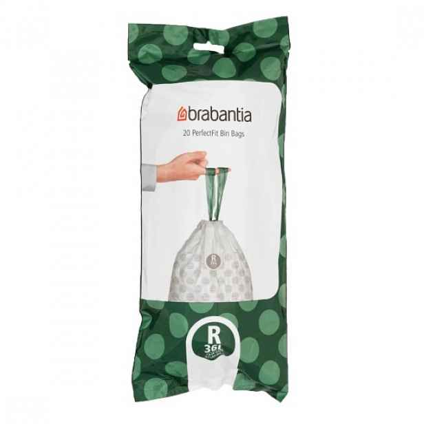 Odpadkové pytle „PerfectFit“, kód R, 36 l, 20 kusů - Brabantia